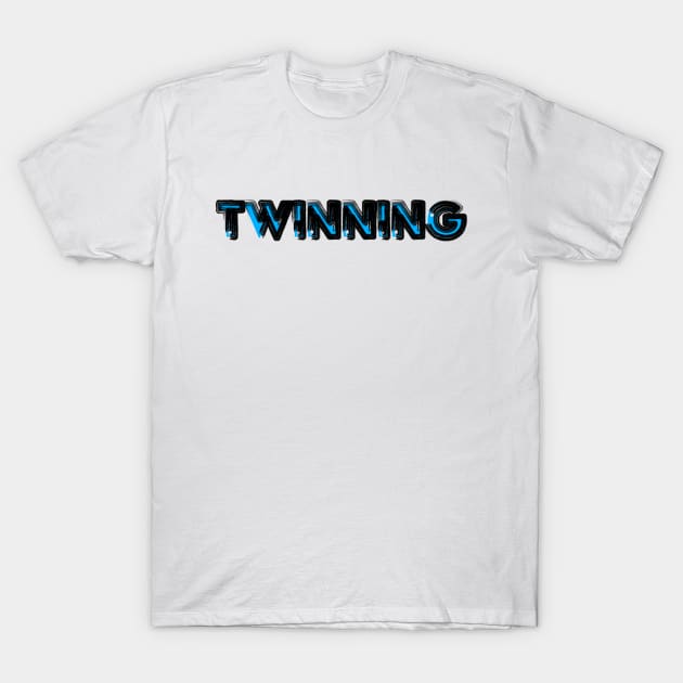 Twinning Light Blue T-Shirt by LahayCreative2017